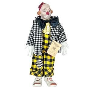 Vintage Bradley's Collectible Doll Trevor The Sad Clown #PTD22 Porcelain w/ Tag